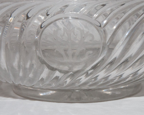  Grande Coupe Baccarat Et Argent Massif Fin XIXe