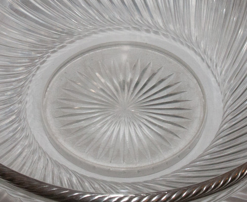  Grande Coupe Baccarat Et Argent Massif Fin XIXe