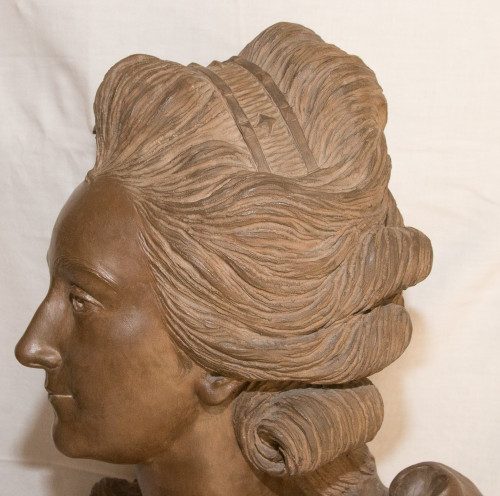 Terracotta bust of Countess Du Barry, 19th century