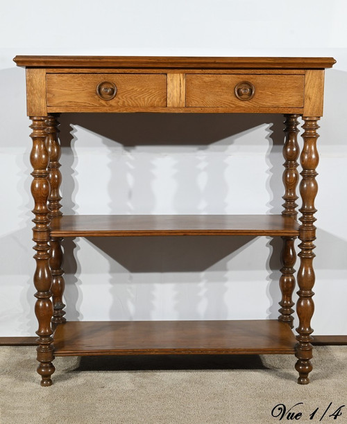 Oak sideboard, Louis Philippe style - 2nd half 19th century