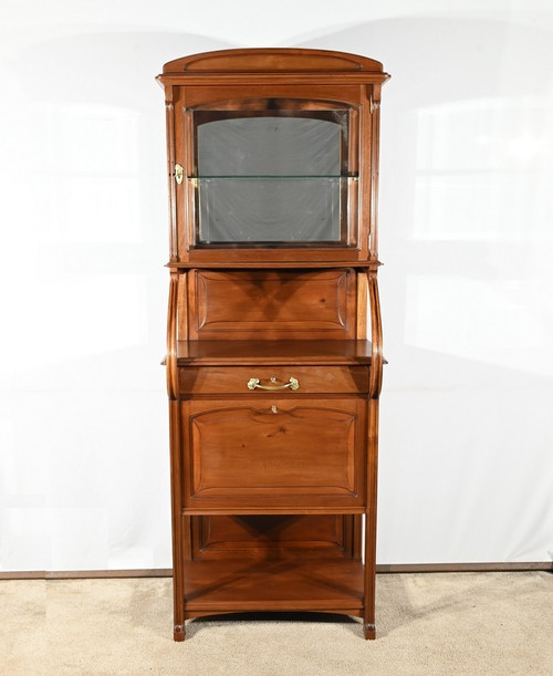 Mahogany bar cabinet, attributed to Maison E.Diot, Art Nouveau - 1900