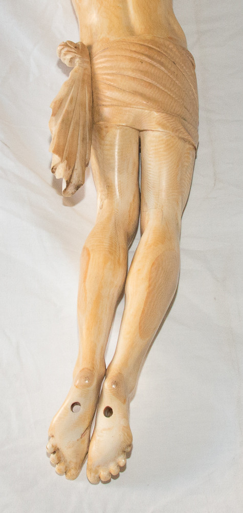 Large Ivory Christ Regency Period Early 18th Century