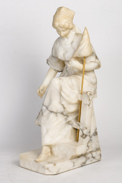 Guglielmo Pugi marble sculpture