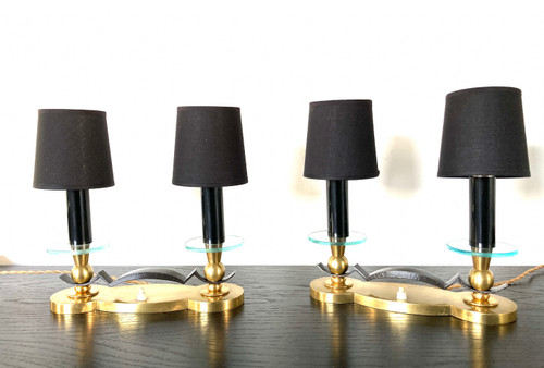 Paire de lampes de table, de style Art Deco.