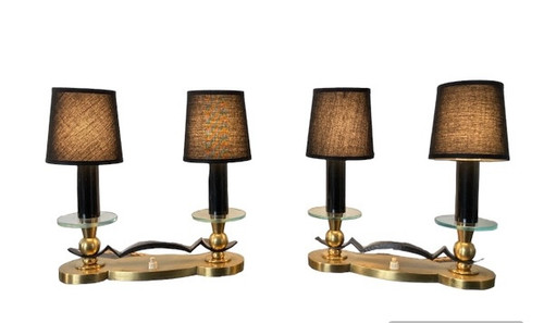 Paire de lampes de table, de style Art Deco.