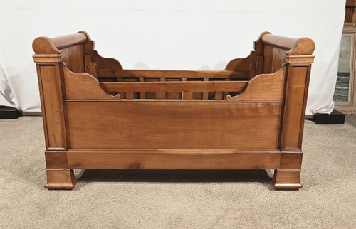 Small Rolling crib in cherry wood - 1900