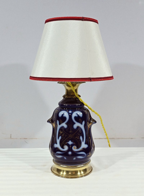 Lampe aus Porzellan von Sèvres - Ende des 19. Jahrhunderts