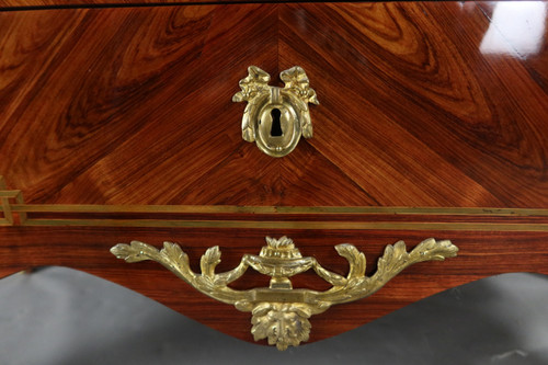  Transition Chest Of Drawers In 18th Century Marquetry