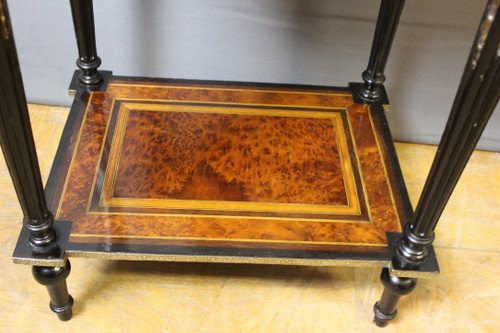 Napoleon III period planter In Marquetry XIX