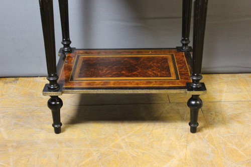 Napoleon III period planter In Marquetry XIX