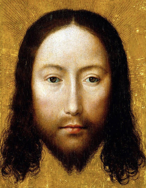 Face Of Christ As Salvator Mundi, Flemish Painter 16th-17th Century