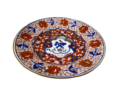 Piatto Imari giapponese decorato con fiori XIX secolo