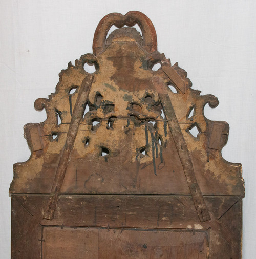 Spiegel Aus Holz Geschnitzt Und Vergoldet Regency Ära Circa 1720