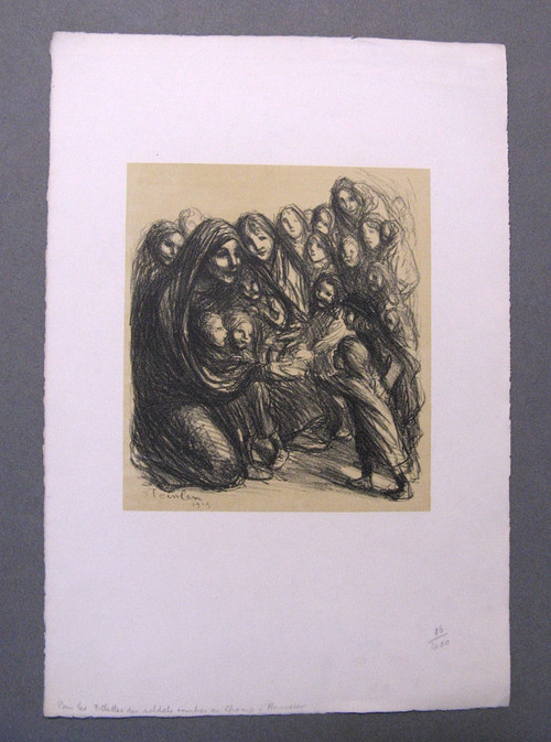 8 Lithographs 1915 Les Meurtrissures De La Grande Guerre. Théophile Alexandre Steinlen.