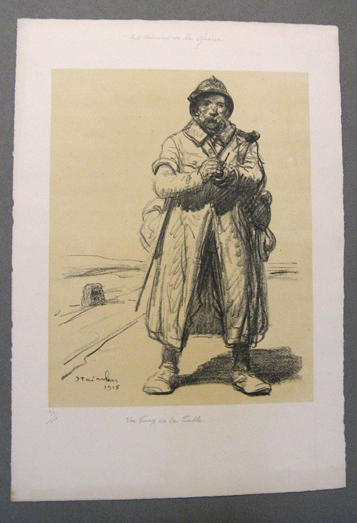 8 Lithographs 1915 Les Meurtrissures De La Grande Guerre. Théophile Alexandre Steinlen.