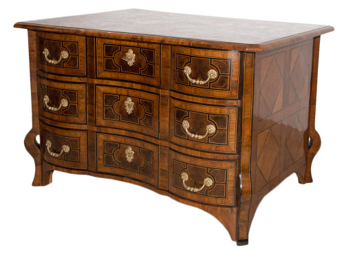 Mazarine Commode In Marquetry Louis XIV Period