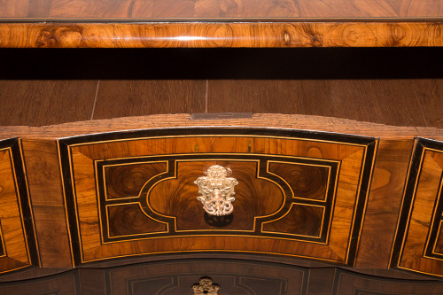 Mazarine Commode In Marquetry Louis XIV Period