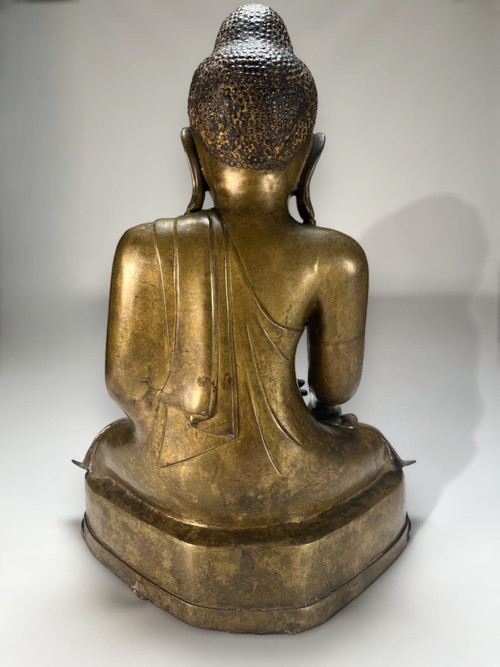 Buddha Shakyamuni in bronzo, XIX secolo.