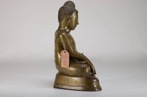 Burmese bronze Shakyamuni Buddha, 19th century.