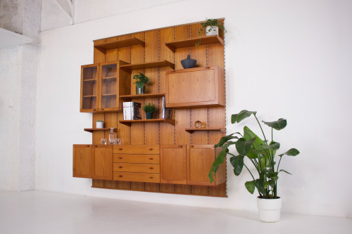 Kai Kristiansen modular wall shelf.