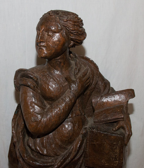 Maria Magdalena aus Walnussholz, 17. Jahrhundert