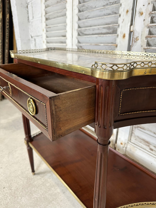 Louis XVI mahogany console late 18th century