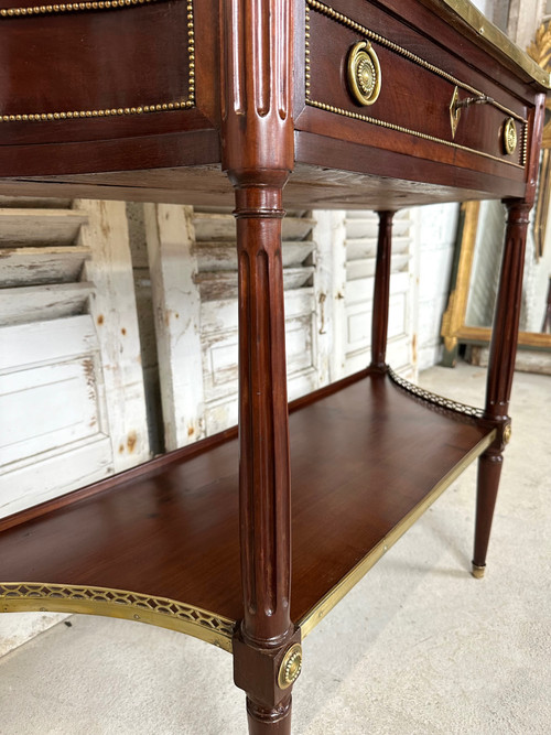 Louis XVI mahogany console late 18th century