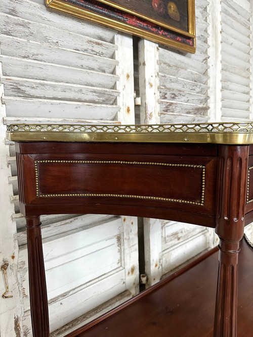 Louis XVI mahogany console late 18th century