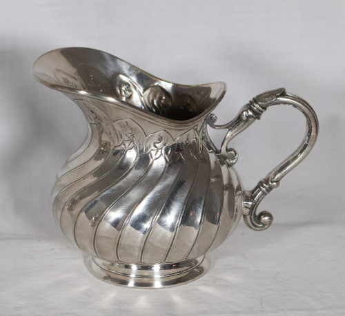 5-piece silver-plated Boulenger service, late 19th century