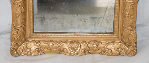 Carved and Gilded Wood Mirror Early 19th Century