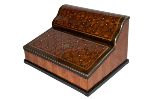 Paul Sormani Writing Case In Marquetry Circa 1860