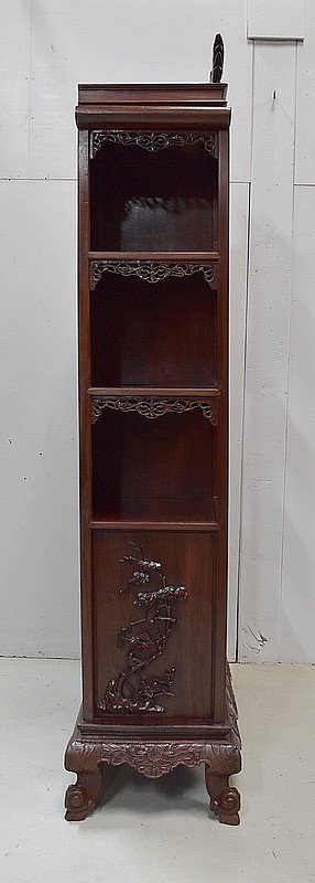  Atypique Meuble Cabinet Asiatique, origine Vietnam, en Acajou massif - Fin XIXe 