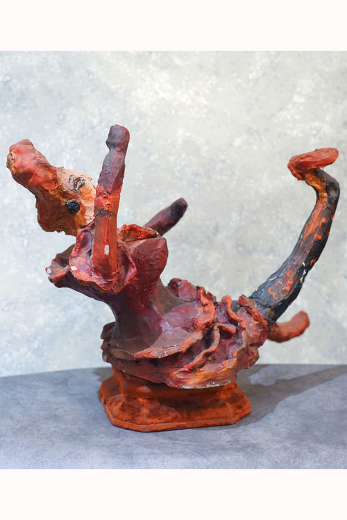 La Goulue Sculpture Cement Polychrome