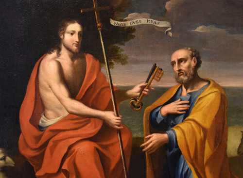 Christ Delivering The Keys To St. Peter, Paolo De Matteis (naples, 1662 - 1728) Attributed To