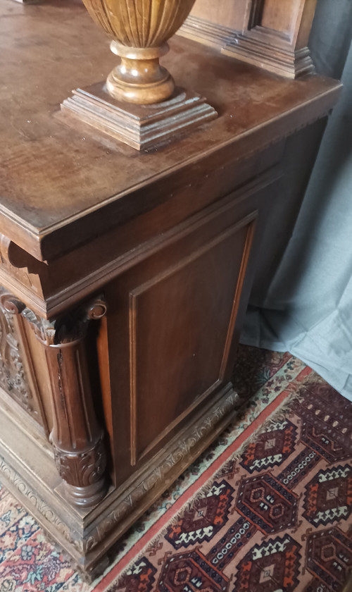 19th century Renaissance walnut sideboard