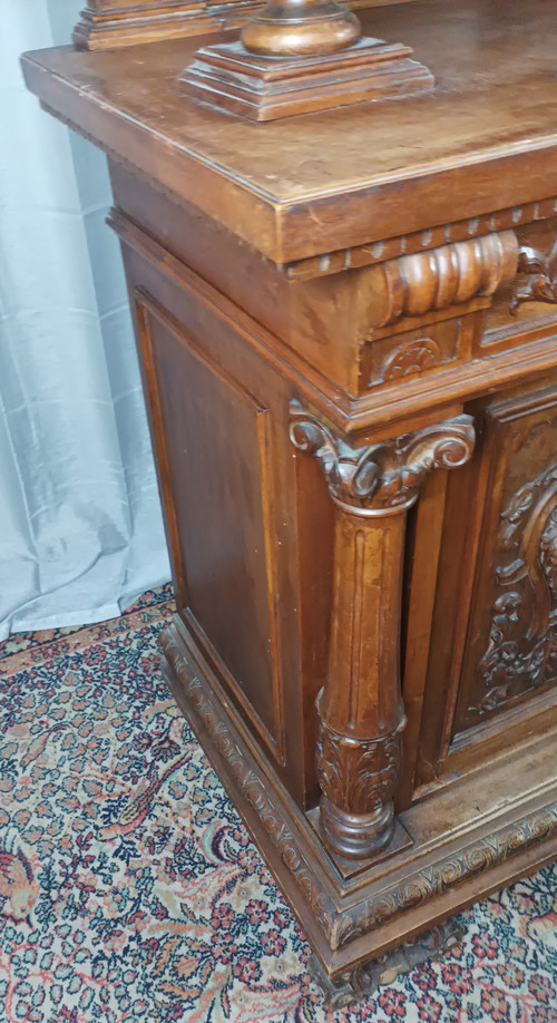 19th century Renaissance walnut sideboard