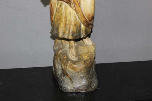 Sculpture En Terre Cuite Polychrome Par Sydan published by Goldscheider