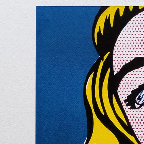 1980er Jahre Original atemberaubende Roy Lichtenstein "Smile Girl" Limited Edition Lithographie