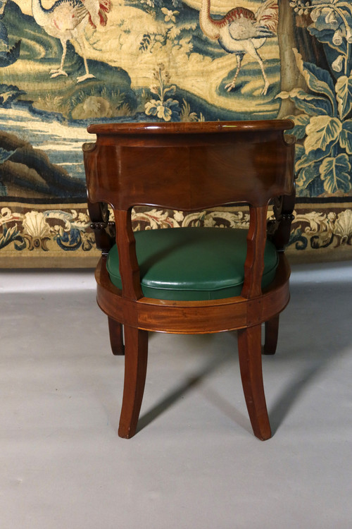 19th century office armchair