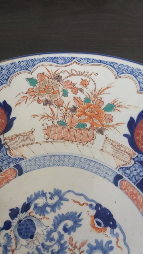 Rare and very large 19th century Imari dish