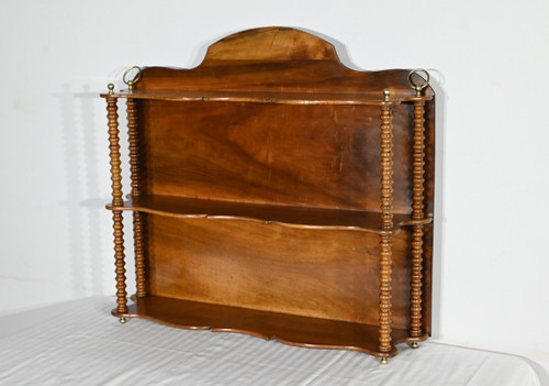 Walnut shelf, Louis Philippe period - Mid-19th century