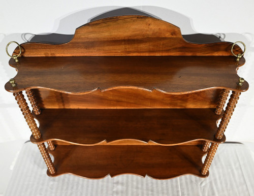 Walnut shelf, Louis Philippe period - Mid-19th century