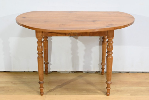 Modular table in cherry wood, Louis Philippe style - 2nd half 19th century