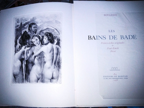 Curiosa - René BOYLESVE, " LES BAINS DE BADE ", illustrations de Paul Emile BECAT 