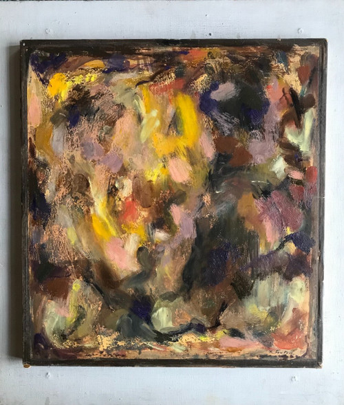 Abstract painting by Robert Fontené (1892-1980)