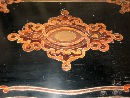 Napoleon III 19th century marquetry liqueur cellar case