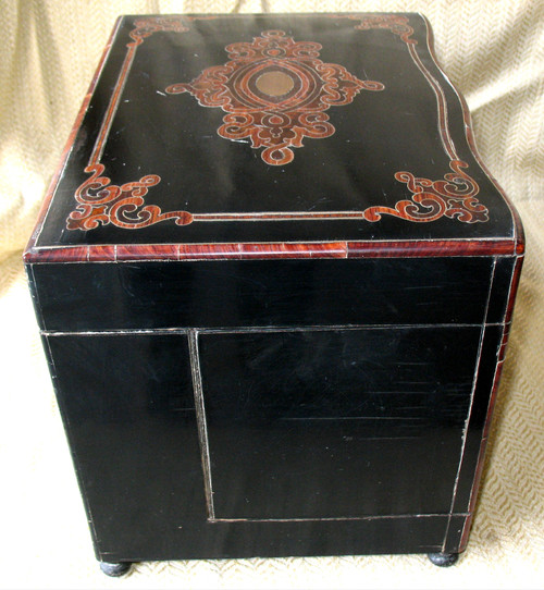 Napoleon III 19th century marquetry liqueur cellar case