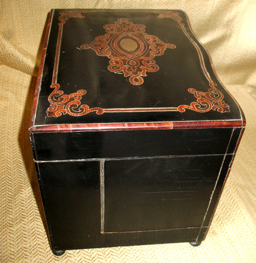 Napoleon III 19th century marquetry liqueur cellar case