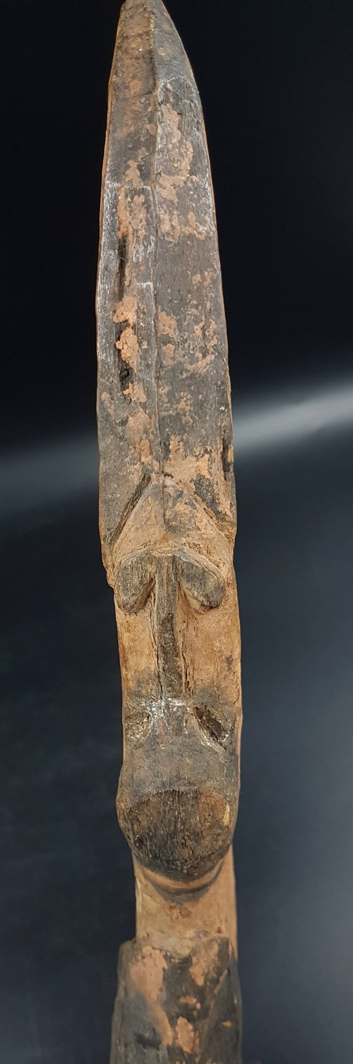 Tappo per flauto, Sawos, Sepik orientale, Papua Nuova Guinea