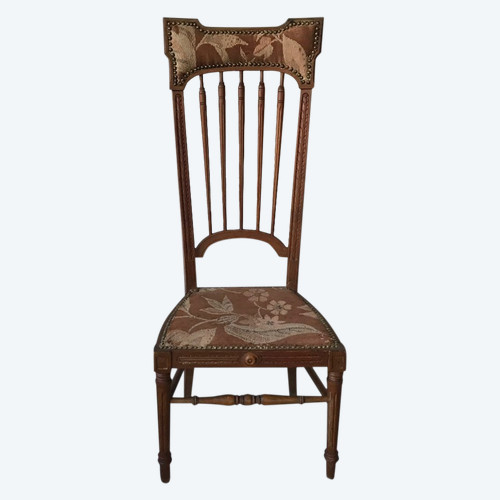 Nanny chair, Arts and Crafts style, early 20th century.